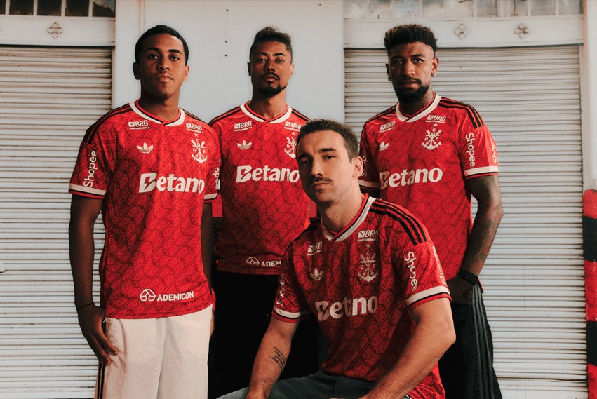 Flamengo e adidas lançam terceiro uniforme de 2026, com conexão entre estilo e alta performance