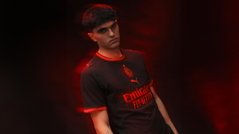 PUMA e AC Milan apresentam novo uniforme THIRD para a temporada