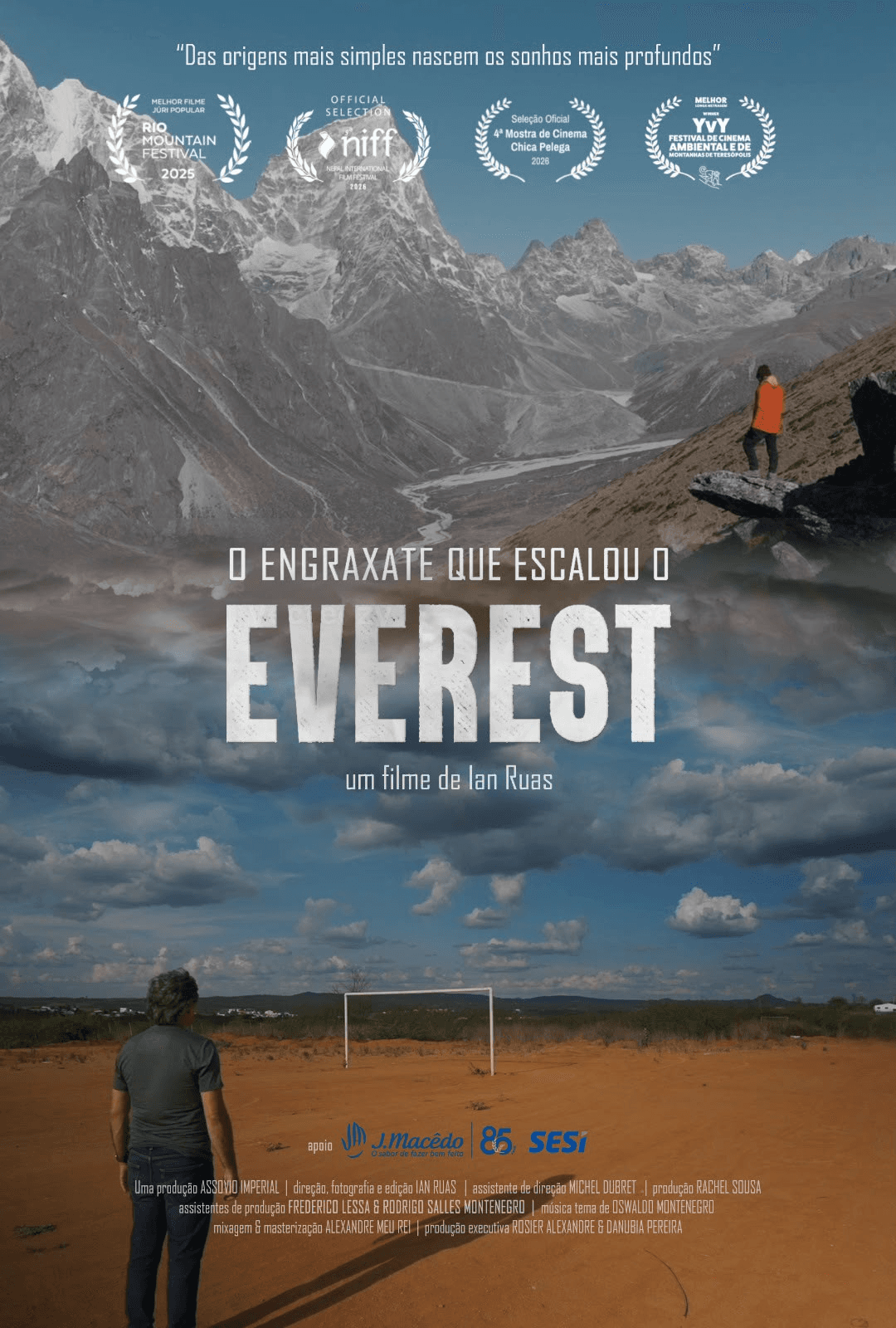 Após conquistar dois prêmios, ‘O Engraxate Que Escalou o Everest’ estreia no Canal OFF e no Globoplay em setembro