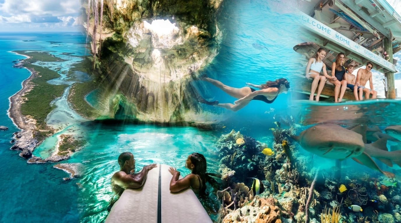 Nas profundezas do paraíso: explorar o mar é uma das melhores formas de conhecer as Bahamas