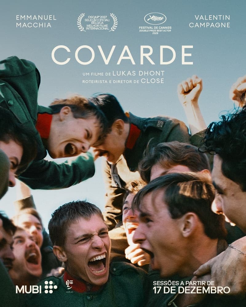 MUBI e O2 Play anunciam data de estreia de Covarde, de Lukas Dhont, nos cinemas